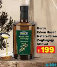 BURCU ERKEN HASAT NATÜREL SIZMA ZEYTİNYAĞI 500 ML BURCU ERKEN HASAT NATÜREL SIZMA ZEYTİNYAĞI 500 ML